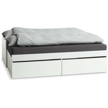 Cama C/Almacenaje 90/180X200 Tangbjerg Bl Blanco