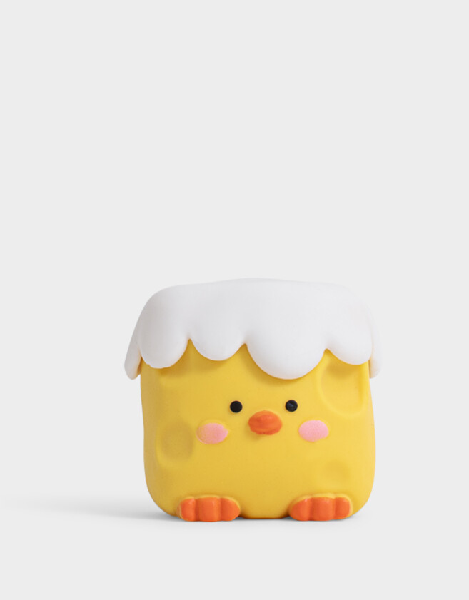 Lúdico Animalito Squishy De Patito - Amarillo Medio