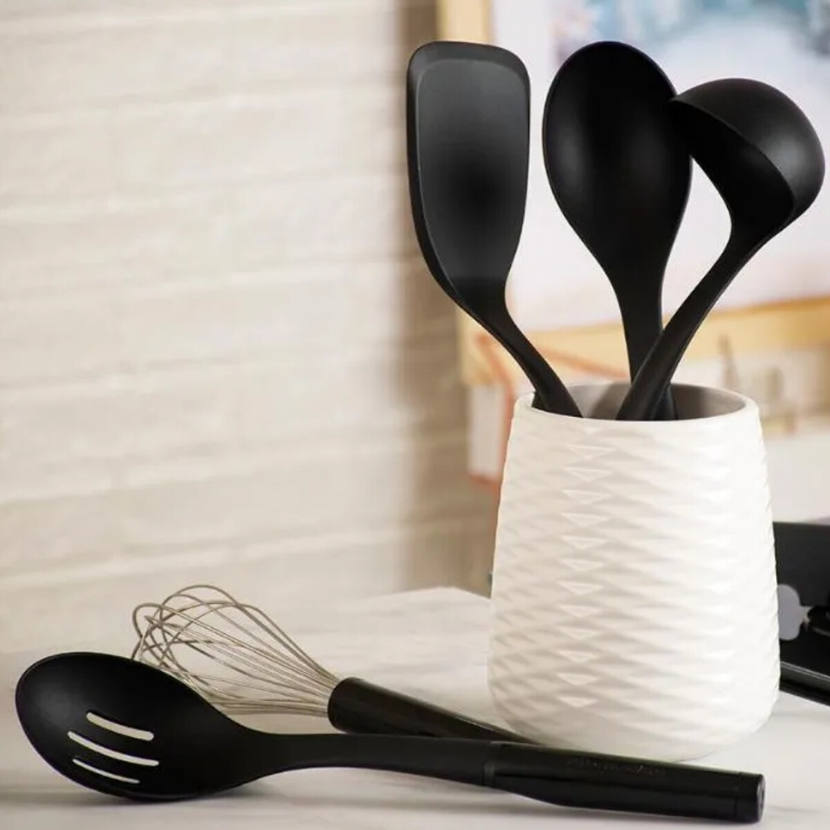 Utensilios Cocina 6 Piezas Negro KitchenAid 