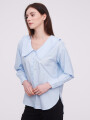 Camisa Lalou Celeste Claro