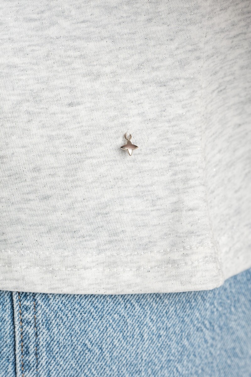 Remera Gris Melange