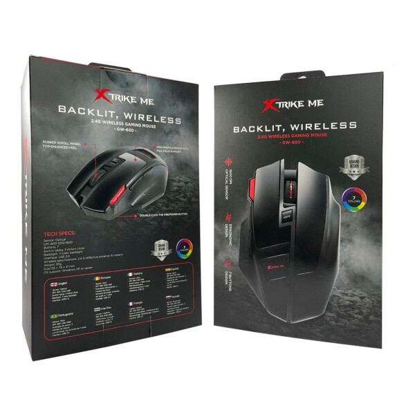 Mouse Inalambrico Gamer Xtrike Me Wirless Gw 600 Pc Computad Mouse Inalambrico Gamer Xtrike Me Wirless Gw 600 Pc Computad