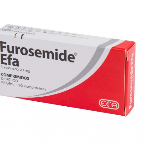 Furosemide EFA 20 Comprimidos Furosemide EFA 20 Comprimidos