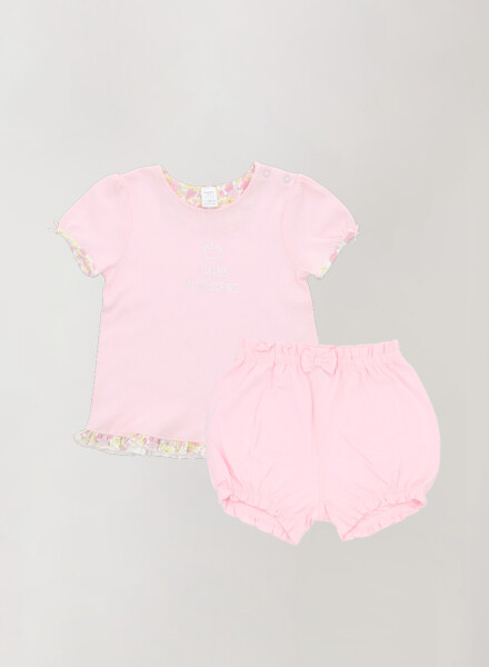 Set t-shirt + short Rosado