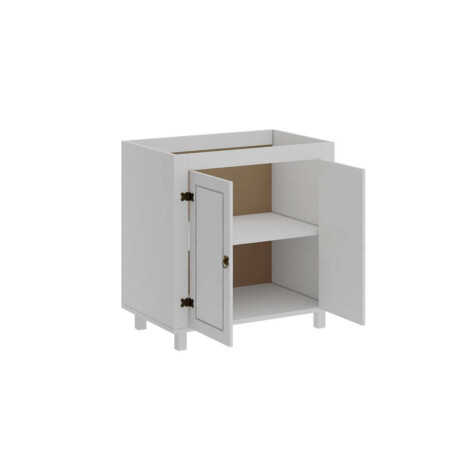Bajo mesada 2 puertas Linea Mexicana Blanco Blanco