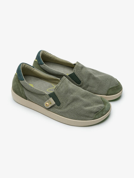 SHOES SATORISAN KUNG FU COTTON VINTAGE KAKHI