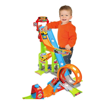 Pista de autos 64 cm Jays Jump y Fun Tower Dickie Toys ABC Pista de autos 64 cm Jays Jump y Fun Tower Dickie Toys ABC