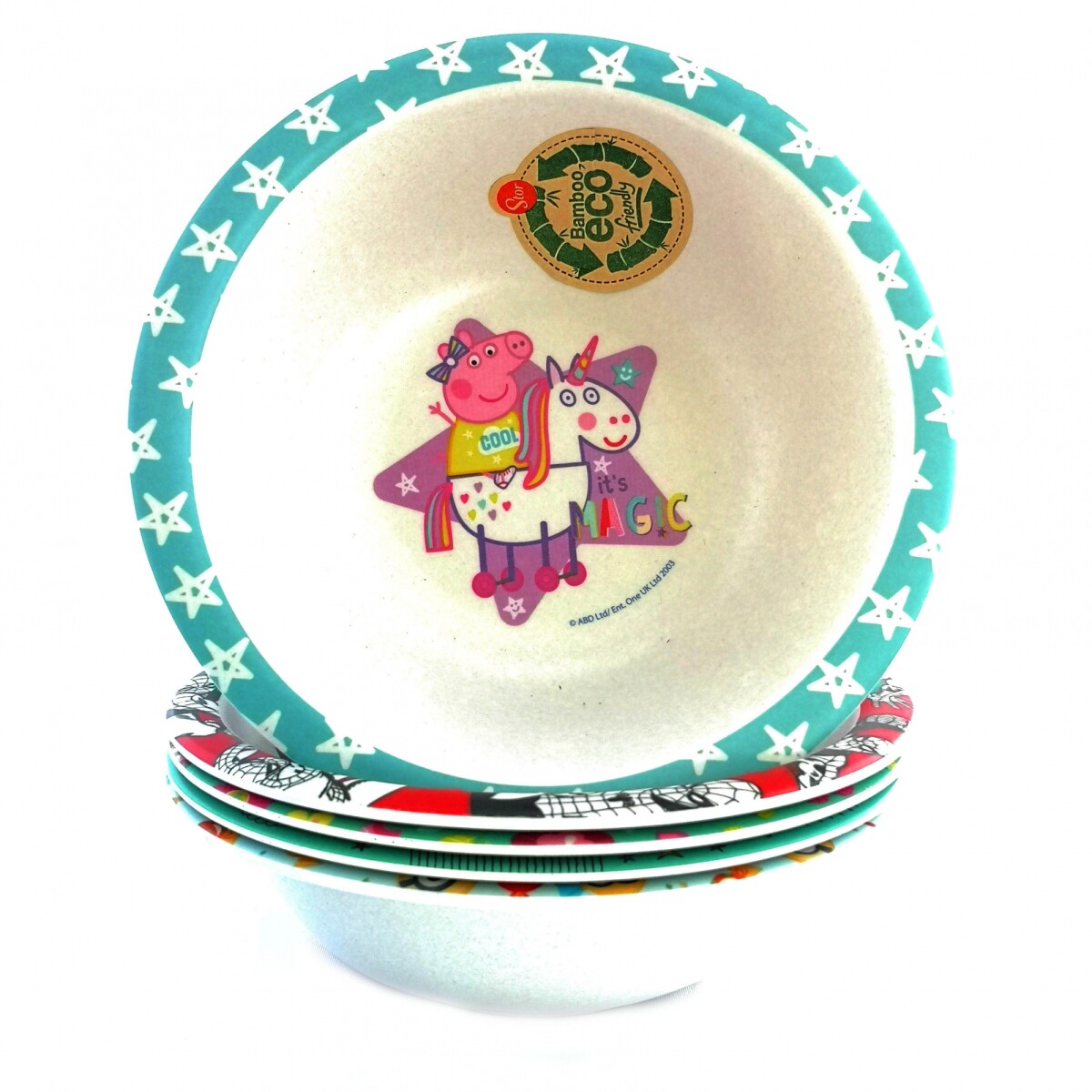 Bowl con Fibra de Bambú Peppa Pig 
