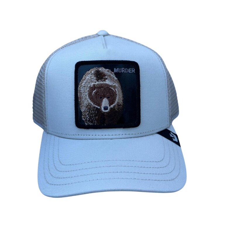 Gorra Goorin Bros Trucker Baseball - The Murder Bear Crema
