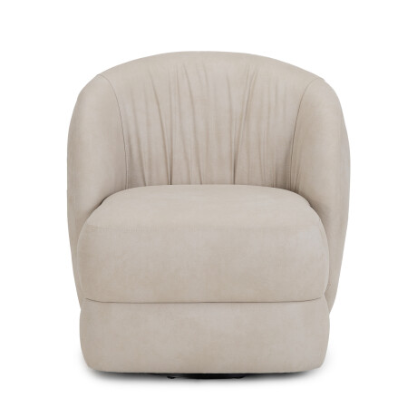 Butaca Biscuit Giratoria - Tela Microfibra T1900 (Beige)