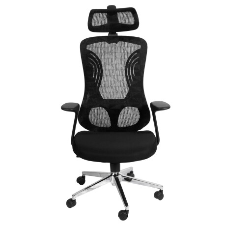 SILLA DE OFICINA MALLA NEGRO NOX
