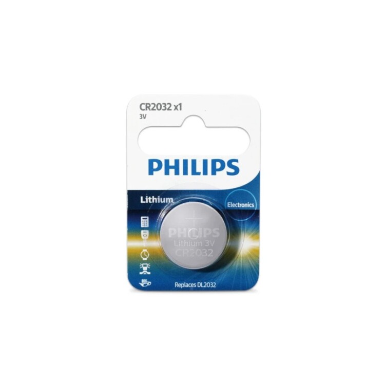 PILA PHILIPS CR2032 PLATEADO