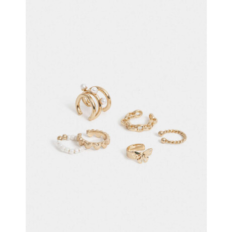 Bijou Cuff Con perlas Dorado