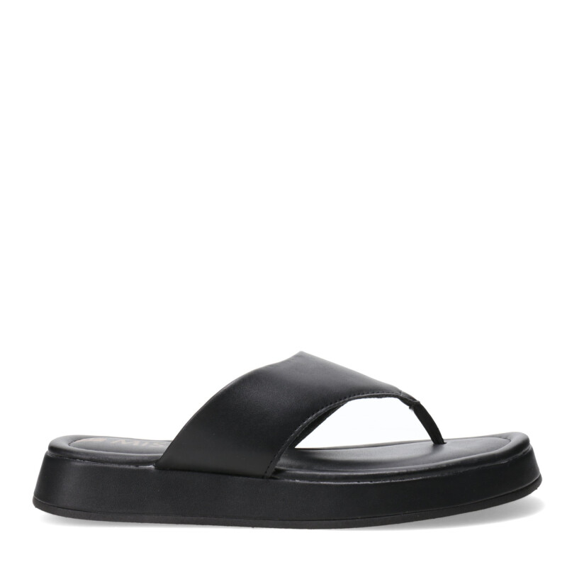 Sandalias de Mujer Miss Carol PLATS estilo chancla Negro