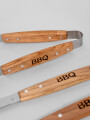 Accesorios Para Parrilla Set De 4 Piezas. Espátula, Tenedor, Cuc Color Unico