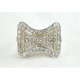 Anillo De Platino, Oro 18K Con Brillantes Y Diamantes Anillo De Platino, Oro 18K Con Brillantes Y Diamantes