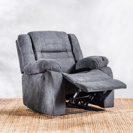 Sillón Reclinable Renno 1 Cuerpo Gris U