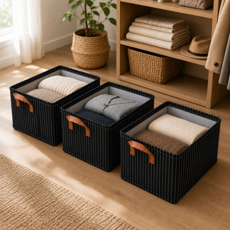 SET X3 cesto de tela GRIS