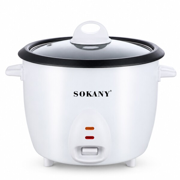 Olla Arrocera Eléctrica Sokany 1.8 L 700W con Keep Warm Blanco 1
