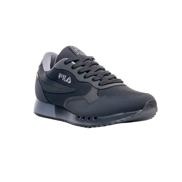 FILA Euro Jogger Sport II para Hombre - Negro/Gris Negro-Gris