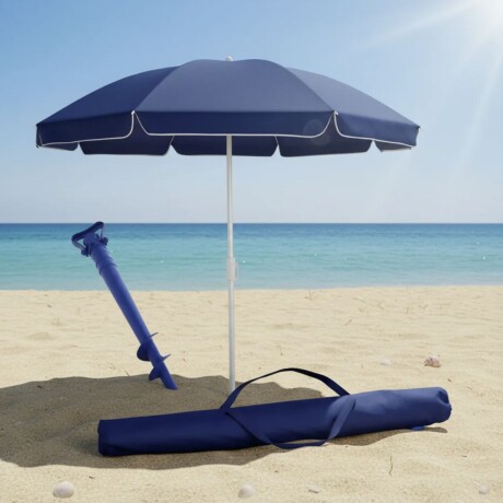 Sombrilla Playa/Jardín Grande 1.80m + Tirabuzón Fps 50+ Sombrilla Playa/Jardín Grande 1.80m + Tirabuzón Fps 50+