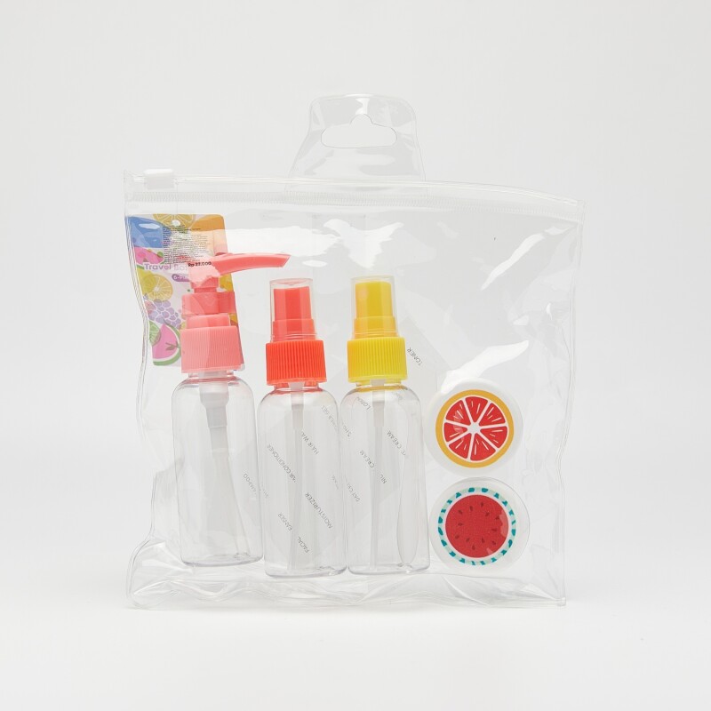 SET DE 6 BOTELLAS DE VIAJE (FRUTA) SET DE 6 BOTELLAS DE VIAJE (FRUTA)