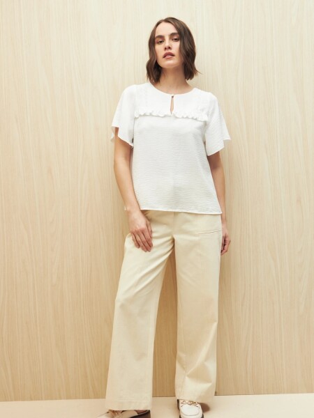 BLUZA ALLIOE BUTTER BLANCO