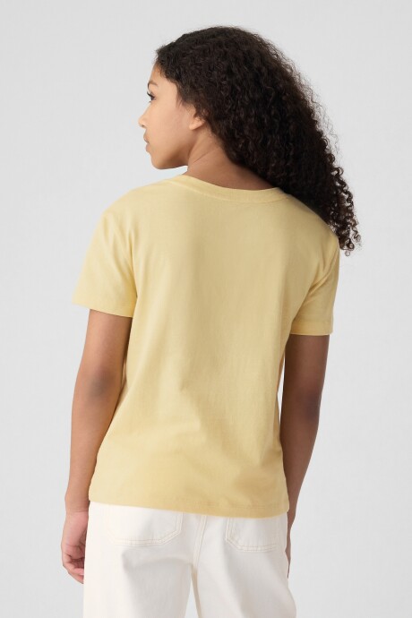 Remera Gráfico Con Lentejuelas Niña New Chamois