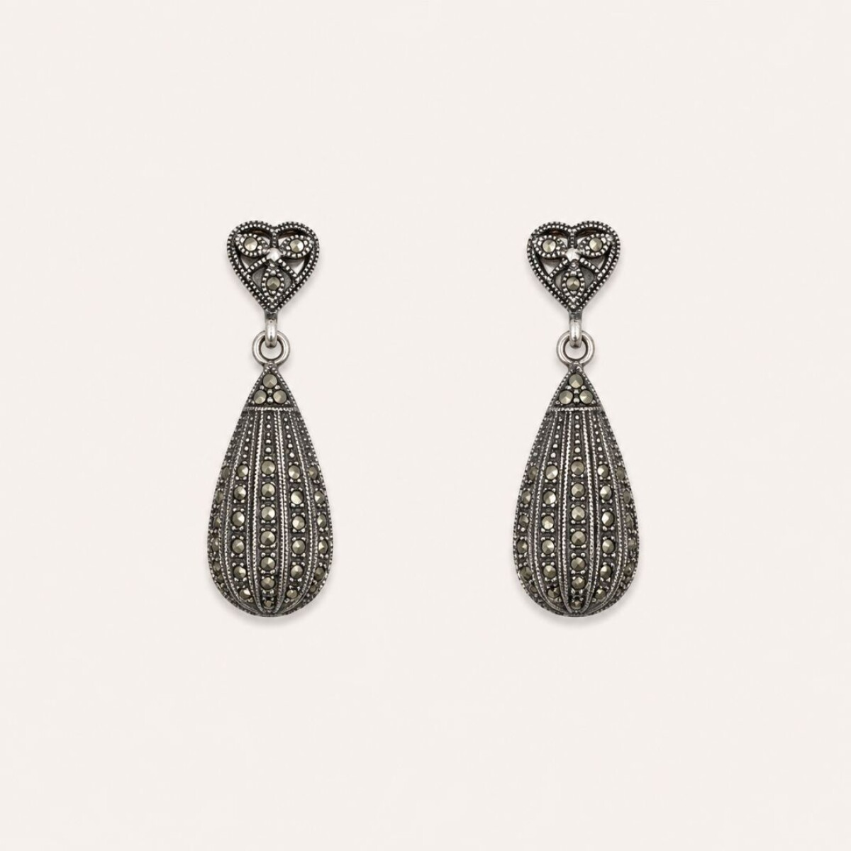 Caravanas Lady Heart - Plata 925 