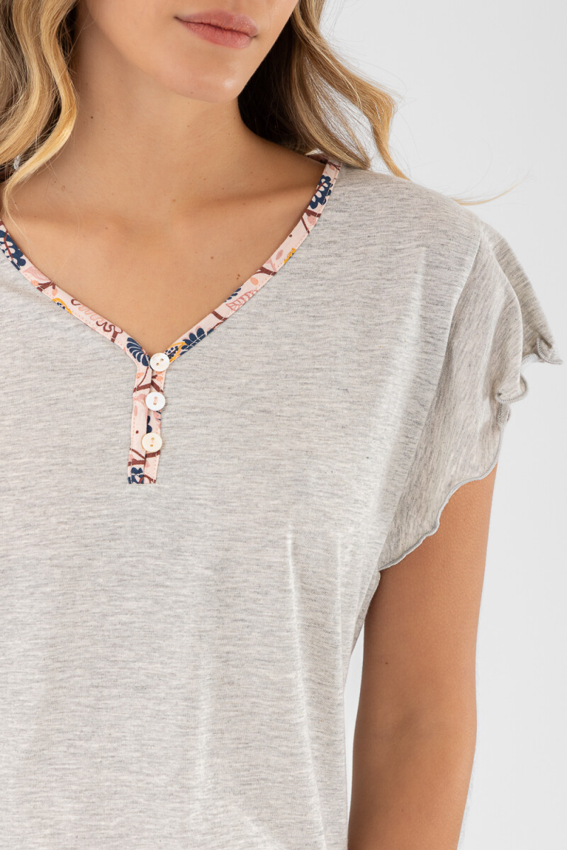 Pijama faustina duo Gris