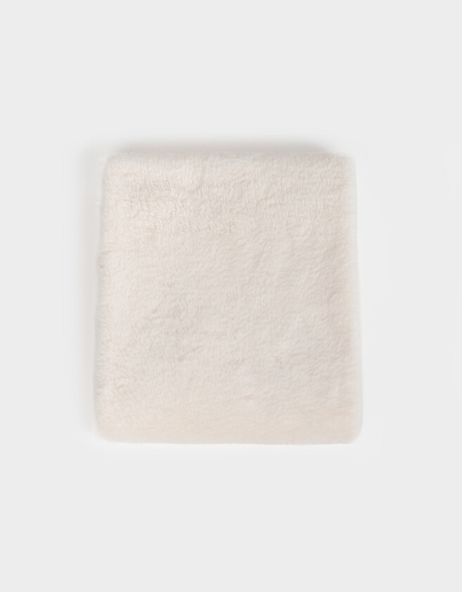 Cuellos Cuello Peluche Crudo - Blanco Crudo