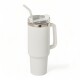 Jarra Vaso Terminico 1200ml Ac Inox y sorbete en Ac inox Blanco