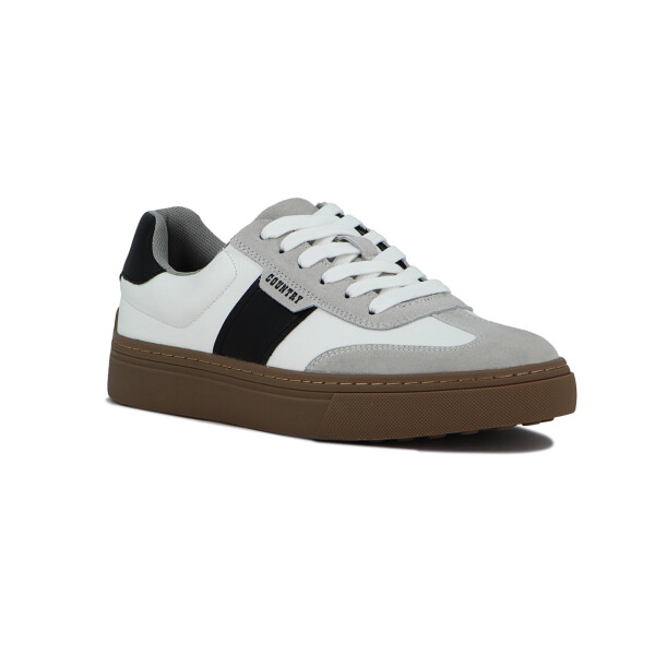 Country Calzado Casual Hombre Acordonado - Blanco Blanco