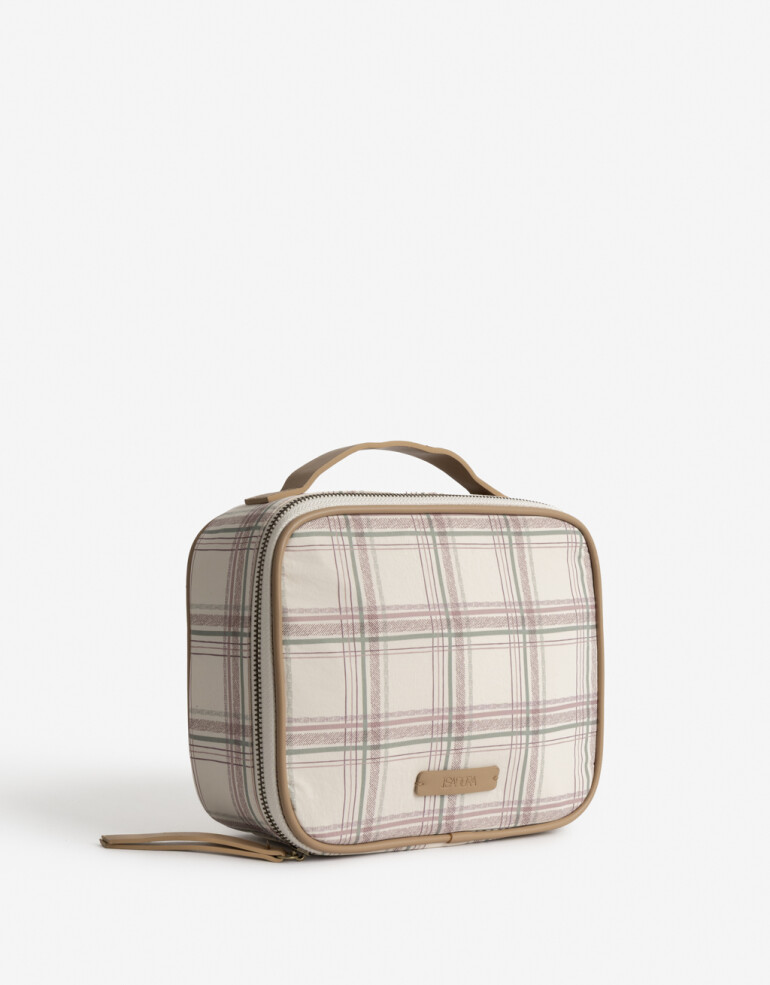 Porta Cosméticos Portacosméticos Escocés - Estampado Escoces