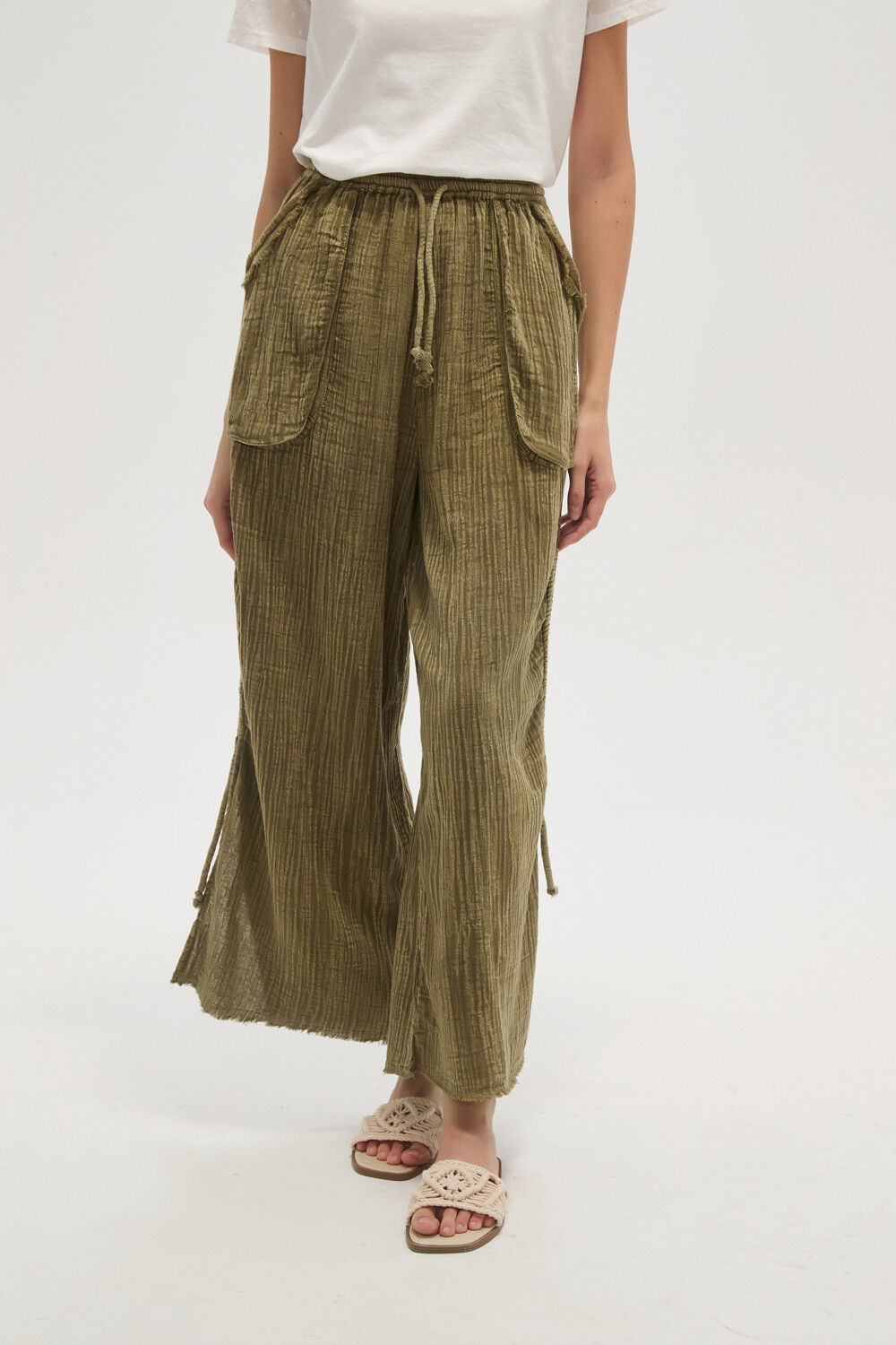 Pantalon Kusa Verde Oliva