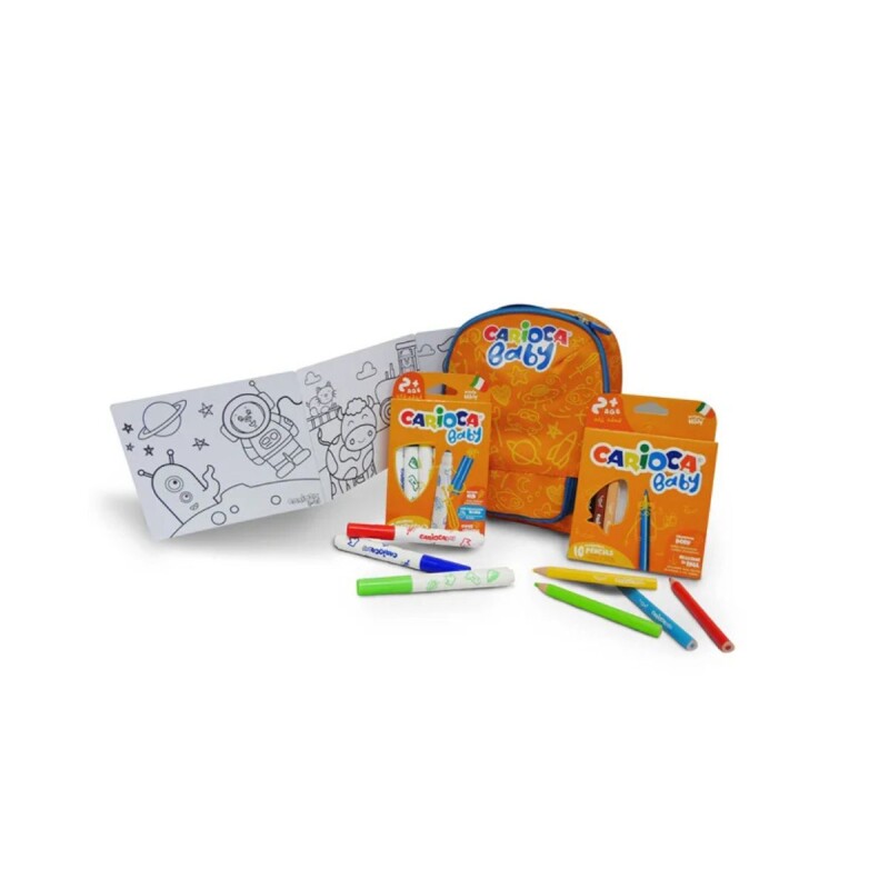 Mochila Carioca Baby con artículos escolares Mochila Carioca Baby con artículos escolares