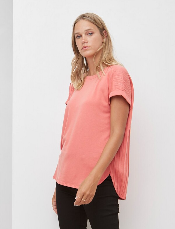 Remera Plisada CORAL