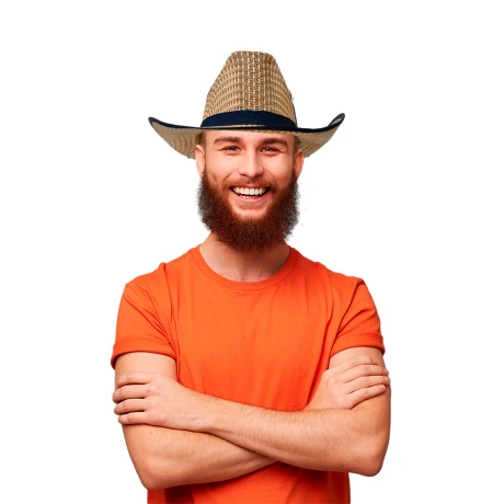 GORRO COWBOY HOMBRE PAJA 4 COLORES 27271 GORRO COWBOY HOMBRE PAJA 4 COLORES 27271