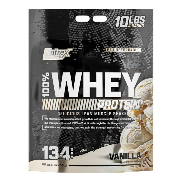 100% Whey Protein Vanilla | Proteína de Suero | 10 lb - Nutrex 100% Whey Protein Vanilla | Proteína de Suero | 10 lb - Nutrex
