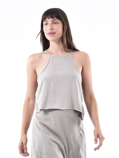 MUSCULOSA NORONHA VERDE GRISACEO