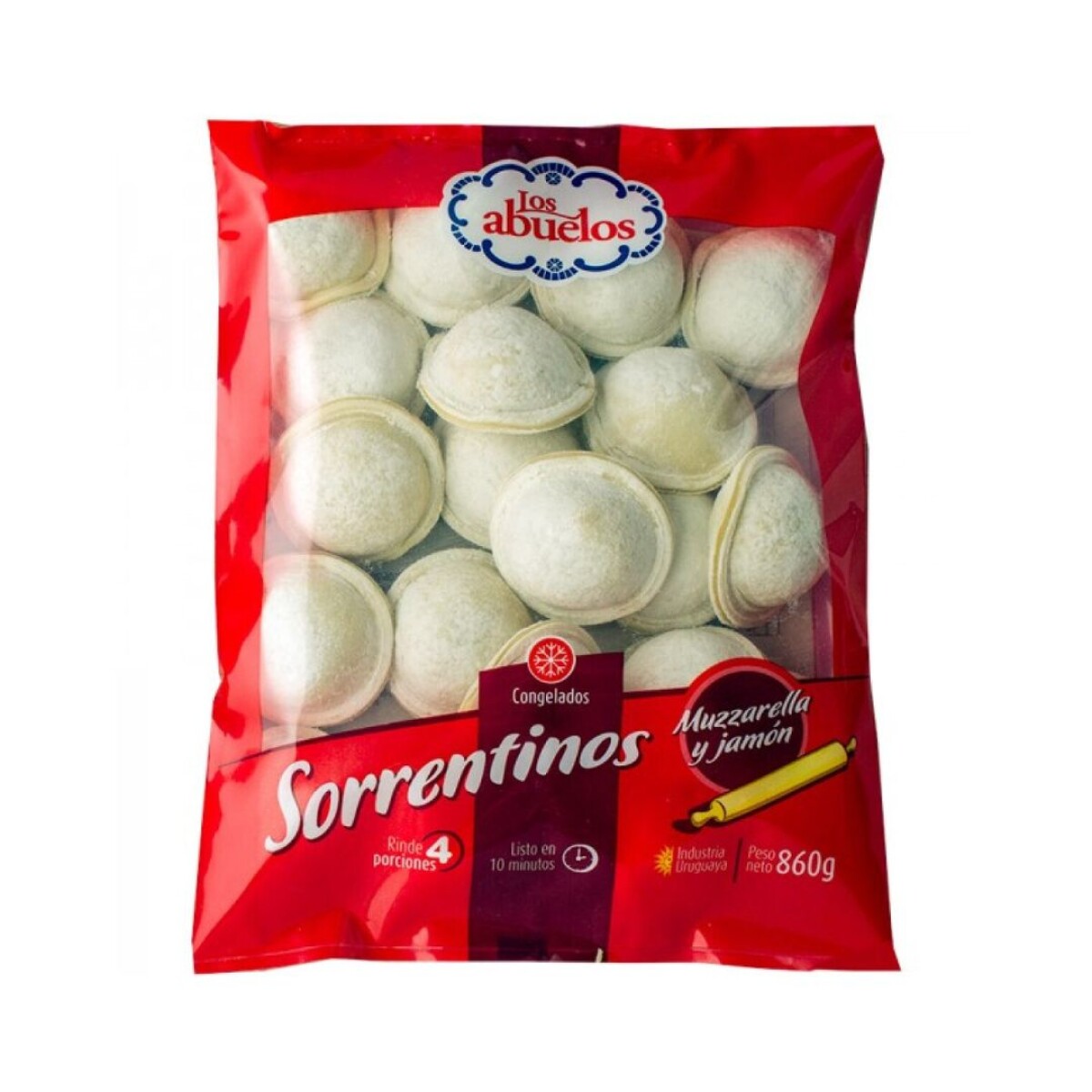 Sorrentinos Muzzarella y Jamón Los Abuelos - 860 gr 