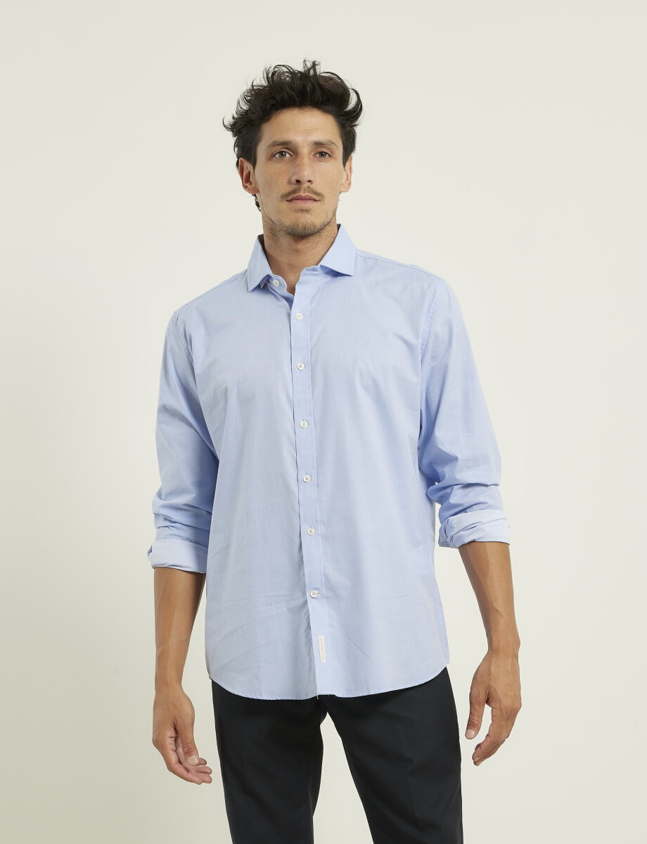 012510 CAMISA HARRINGTON 1937 Celeste