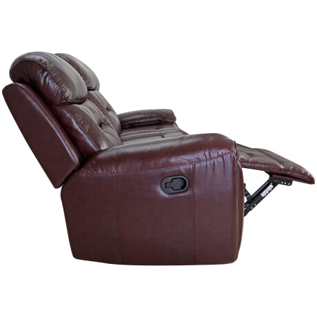 SILLÓN 2 CUERPOS CUERO MEMPHIS CHOCOLATE