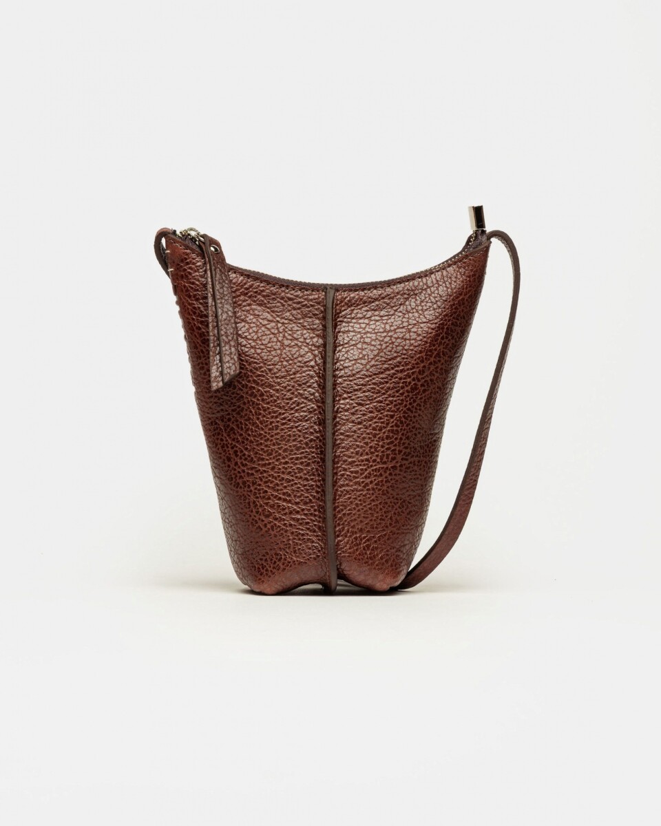 Mini Bag Mini Tanner en cuero graneado - Red Tabaco 