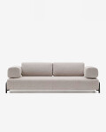 Sofá Compo 3 plazas beige grisáceo 232 cm Sofá Compo 3 plazas beige grisáceo 232 cm