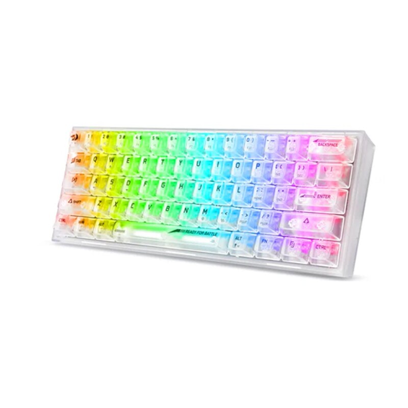 Teclado Gamer Redragon Fizz K617 RGB 60 Clear Teclado Gamer Redragon Fizz K617 RGB 60 Clear