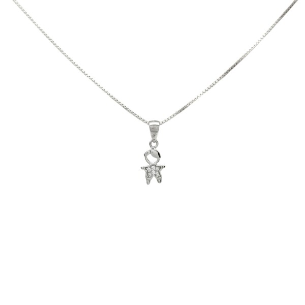 Conjunto Niño - Plata 925 - Zirconia- CJ3003 Conpiedra