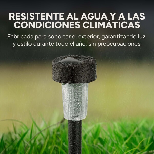 Luces Solar Farol Estaca Antorcha Luz Led Lampara Jardin Variante Calida