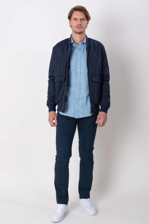 Campera Bomber Azul marino