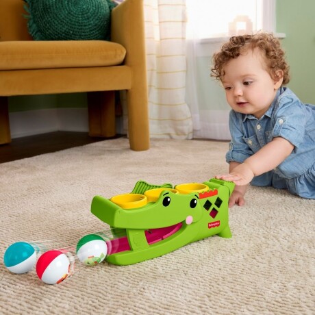 Juguete Cocodrilo Fisher Price Pelotitas Divertidas 001